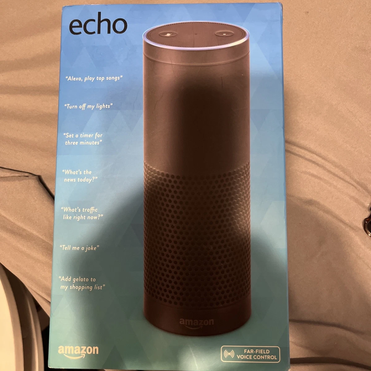 Amazon Echo (1st Generation) Alexa Black Smart Speakers for sale