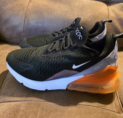 Nike Air Max 270 Juvenil Talla 6Y Negro/Naranja/Púrpura/Lámina Metálica Foto 1 de 4