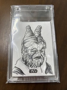 2024 Topps Star Wars Galaxy Neil Camera Sketch 1/1 - Picture 1 of 2