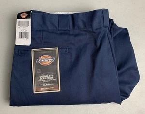 Pantalones de trabajo para hombre 42x30 Dickies 874 ajuste original uniforme azul marino nuevos - Imagen 1 de 14