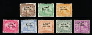 [SUDÁN] 1897 1m-10p SG 1-8 / SC 1-8 / 'SOUDAN' sobreimpresiones (HR) - Imagen 1 de 2