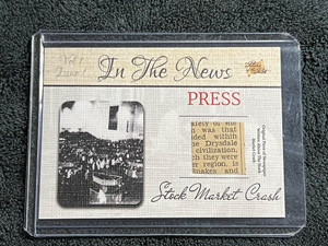 2018 The Bar Pieces of Past Antiquity Edition In News* Stock Market Crash ITN-14