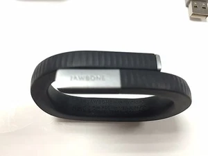 Pulsera Jawbone UP24 GRANDE Negra Fitness Dieta Brazalete Rastreador de Actividad del Sueño - Imagen 1 de 2