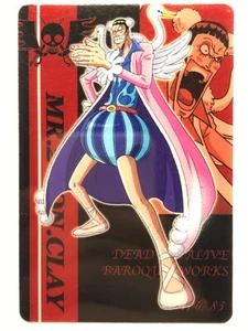 Tarjeta Plástica Mr.2 One Piece Bandai Japón Japonesa Muy Rara Nº83 2003 Envío Gratis - Imagen 1 de 12