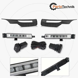 Luces antiniebla LED 4 puertas luces de parachoques + cableado + interruptor para Honda Accord 16-17 sedán 12 V - Imagen 1 de 13