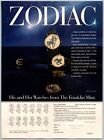 The Franklin Mint Zodiac Watches Vintage Oct, 1988 Full Page Print Ad