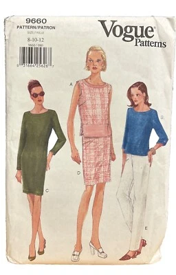 Vogue Pattern 9660 Size 8-12 - Image 1 of 2