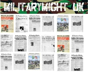 1 32 / 1 35 SCALE NEWSPAPERS WW2 ITALIAN DIORAMA MODEL DECALS - Picture 1 of 1