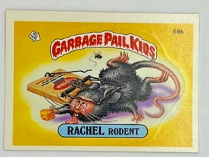 1985 Topps Garbage Pail Kinder Aufkleber - Serie 2 - 66b Rachel Nagetier - EX + glänzend - Bild 1 von 2