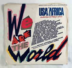 USA For Africa (We Are The World)/Quincy Jones (Grace) 7" [Columbia, 1985] VG+ - Picture 1 of 12