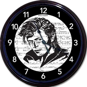 David Bowie Space Oddity Spartiti Orologio da Parete Silhouette Nuovo 10" - Foto 1 di 1