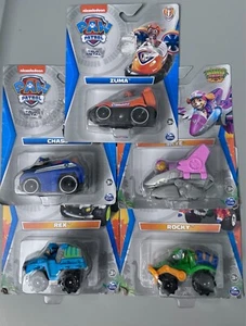 Paw Patrol Cars Lot - Five Cars - Zuma, Chase, Skye, Rex, Rocky - NEW - Picture 1 of 4