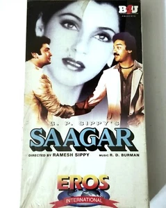 SAAGAR SEALED BOLLYWOOD MOVIE RAMESH SIPPY HINDI DRAMA INDIAN VTG CINEMA EROS OG - Picture 1 of 15
