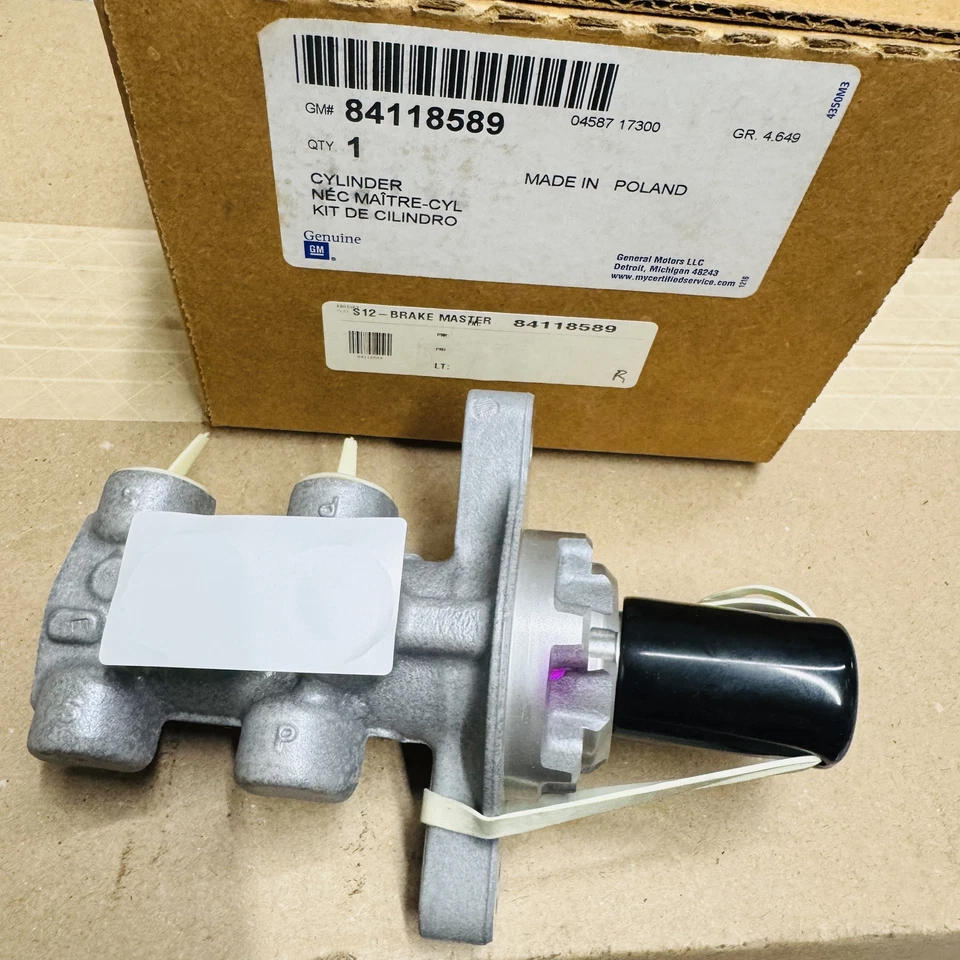 Cilindro maestro de freno genuino para Chevrolet Malibu ACDELCO 2016-2019 84118589 Foto 1 de 4