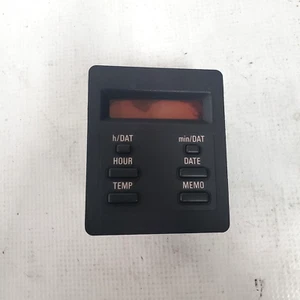 BMW E28 E30 Temperatura Exterior Digital 6 Botones OBC A Bordo Computadora Reloj OEM - Imagen 1 de 4