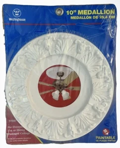 Westinghouse 77027 Deckenmedaillon 10" Durchmesser überstreichbar - Bild 1 von 4