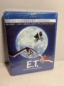 E.T. The Extra-Terrestrial Blu-ray/DVD 2012 2-Disc Set Anniversary Ed. Spielberg - Picture 1 of 2