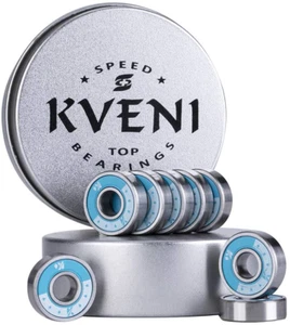 KVENI Ceramic Skateboard Bearings, Premium 608rs Ball Bearing - Pro Longboard... - Picture 1 of 8