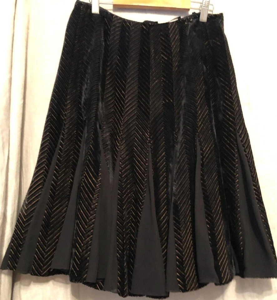 Falda Negra Mujer Colección Carmen Marc Valvo Pequeña S Bergdorf Goodman Foto 1 de 4