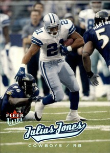 2005 Ultra Dallas Cowboys Football Card #53 Julius Jones