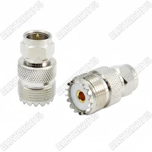 10x F Enchufe macho a UHF hembra Jack SO-239 SO239 Adaptador RF Conector coaxial Nuevo - Imagen 1 de 5