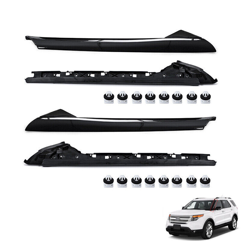 X AUTOHAUX Gloss Black Exterior Door Handle Covers For Ford Explorer & Edge (2011-2016) – 1 Set - View #12