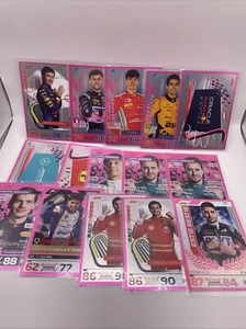 Topps F1 Turbo Attax 2024 - Pink Parallel 15 Card Bundle - Picture 1 of 6