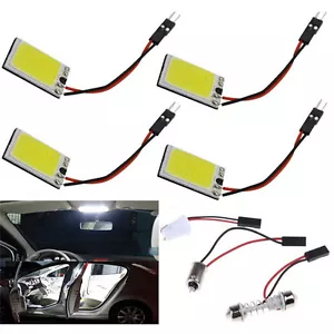 18-LED COB Car Interior Dome Plate Lights White Bulb BA9S T10 Festoon 12V A`.l2 - Picture 1 of 5
