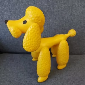 Vintage seltene UdSSR russische Königspudel Hund Kunststoff Puppe Spielzeug - 35 cm - Bild 1 von 19