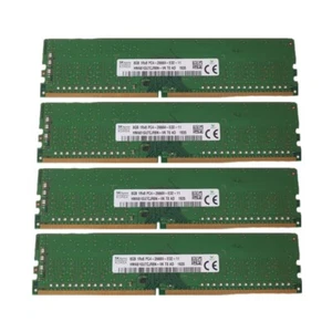 SK Hynix 4x8GB 1RX8 PC4-2666V DDR4 21300MHz 288PIN ECC Server Memory DIMM RAM& - Picture 1 of 4