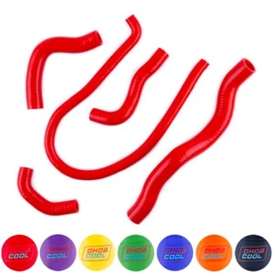 Kit de manguera de refrigerante de radiador de silicona rojo para Kawasaki Vulcan VN 1600 2003-2008 - Imagen 1 de 17