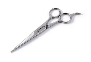 Friseurschere Haarschere KT-703 168 mm (6,5 Zoll), im Etui, ergonomische Form - Bild 1 von 4