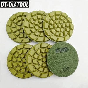 6pcs 4 inch Grinding Discs 100 mm Resin Bond Diamond Concrete Multi Sanding Pad - Picture 1 of 9