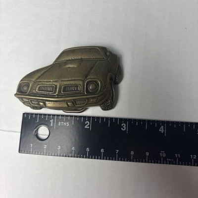 Vintage Trans Am Pontiac Belt Buckle Baron 1978 Solid Brass 6019 Taiwan Collect - Image 1 of 3