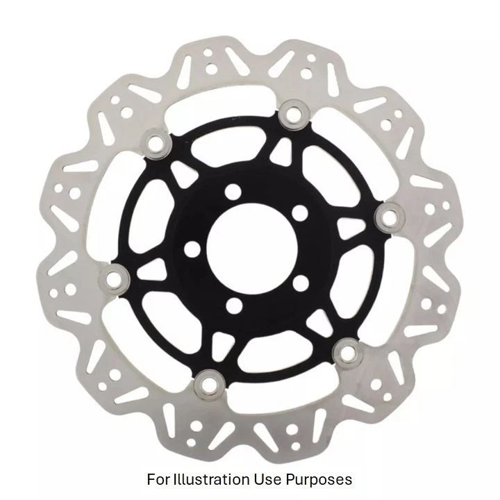 EBC Float Vee Rotor Delantero Negro Buje Delantero Derecho para Kawasaki W 650 EJ 650 1999-05 Foto 1 de 1
