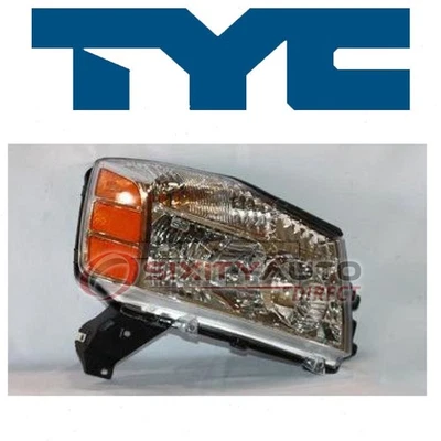 TYC Right Headlight Assembly for 2004-2007 Nissan Titan Electrical Lighting td Foto 1 de 4