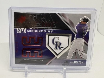 2003 Upper Deck SPx Todd Helton Winning Materials Team Logo /175 (E250) - Image 1 of 4