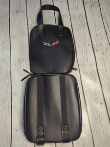 Chevy Chevrolet Corvette Leather Zip Up Car Kit Holder OEM - Picture 1 of 7