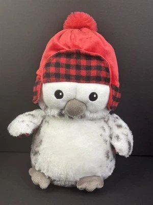 Aurora World Lumberjack Owl Winter Hat Stuffed Animal Plush 2017 - Image 1 of 4