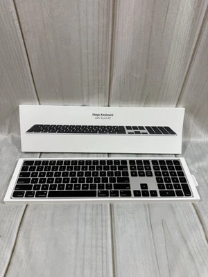 Apple Magic Keyboard w/Touch ID & Numeric Keypad (MXK83LL/A) Black Keys - Image 1 of 4