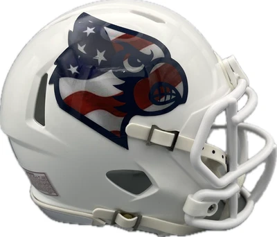 Louisville Cardinals Custom White Patriotic Mini Helmet - Image 1 of 4