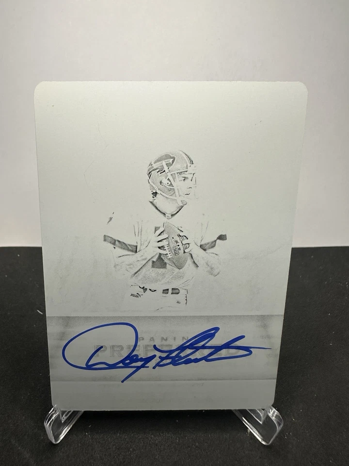 2016 Panini Preferred Doug Flutie Auto Printing Plate 1/1 Bills Sealed - Image 1 of 2