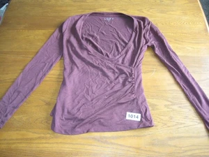 Ann Taylor Loft Womans Size Small Purple Long Sleeve V Neck Sweater - Picture 1 of 9