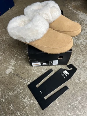 Zapatilla Sorel Go Coffee Run para mujer talla 8 Tawny Buff gamuza natural imitación piel Foto 1 de 4