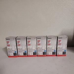 Satco S29841 LED A19 9.8W 3500K Dimmable Neutral White OMNI 6 Pack - Picture 1 of 4