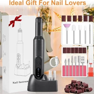 Profi Nagelfräser Elektrische Nagelfeile Nagelfraser Nail Maniküre Set 18000RPM - Bild 1 von 12