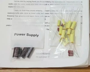 Zenith Y600 restoration repair rebuild replacement capacitor kit - Picture 1 of 3