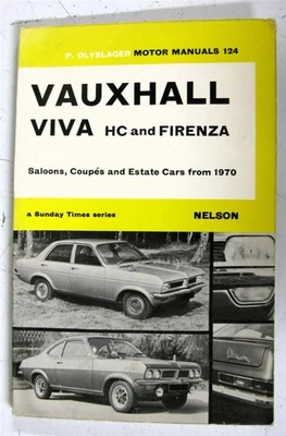 VAUXHALL Viva HC Firenza 1970 Car Manual Handbook OLYSLAGER 1972 #124 - Image 1 of 4