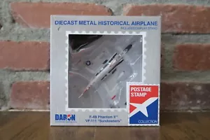 Daron Postage Stamp Diecast Airplane New in Box F-4B Phantom II - Picture 1 of 3