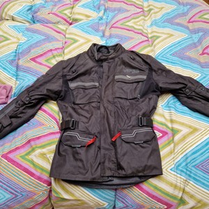 IROQUOIS E/タフタ スパッタリング MOTORCYCLE COAT-